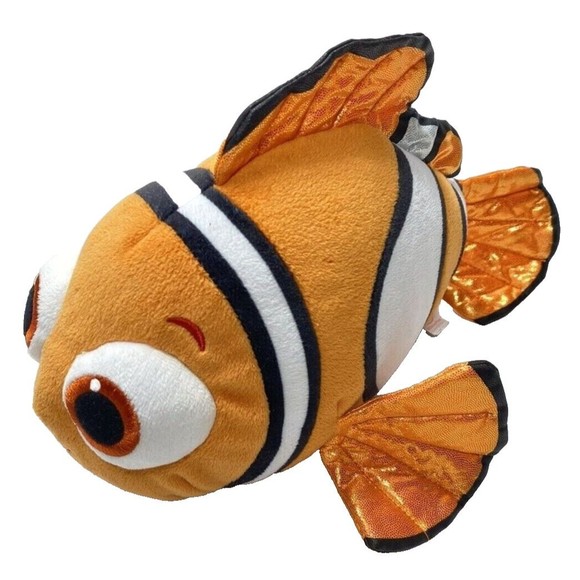 TY Disney Pixar Sparkle Nemo Plush Toy/Doll/Stuffed, Finding Nemo Beanie Babies, - Picture 1 of 8